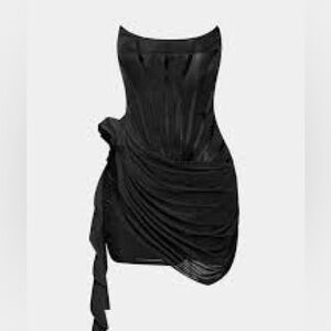 NBD Black Asymmetrical Dress